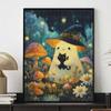 Halloween 5D DIY Diamond Art Painting Kit Ghost Cat Mushroom Home Wall Decor Handmade Gift Craft Kits for Adults Living Room Decor
