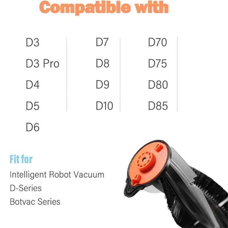 2/3/4PCS Sweeping Robot Main Brush Roller Brush Replacement for Neato D Series Vacuum Cleaner Accessories Durable