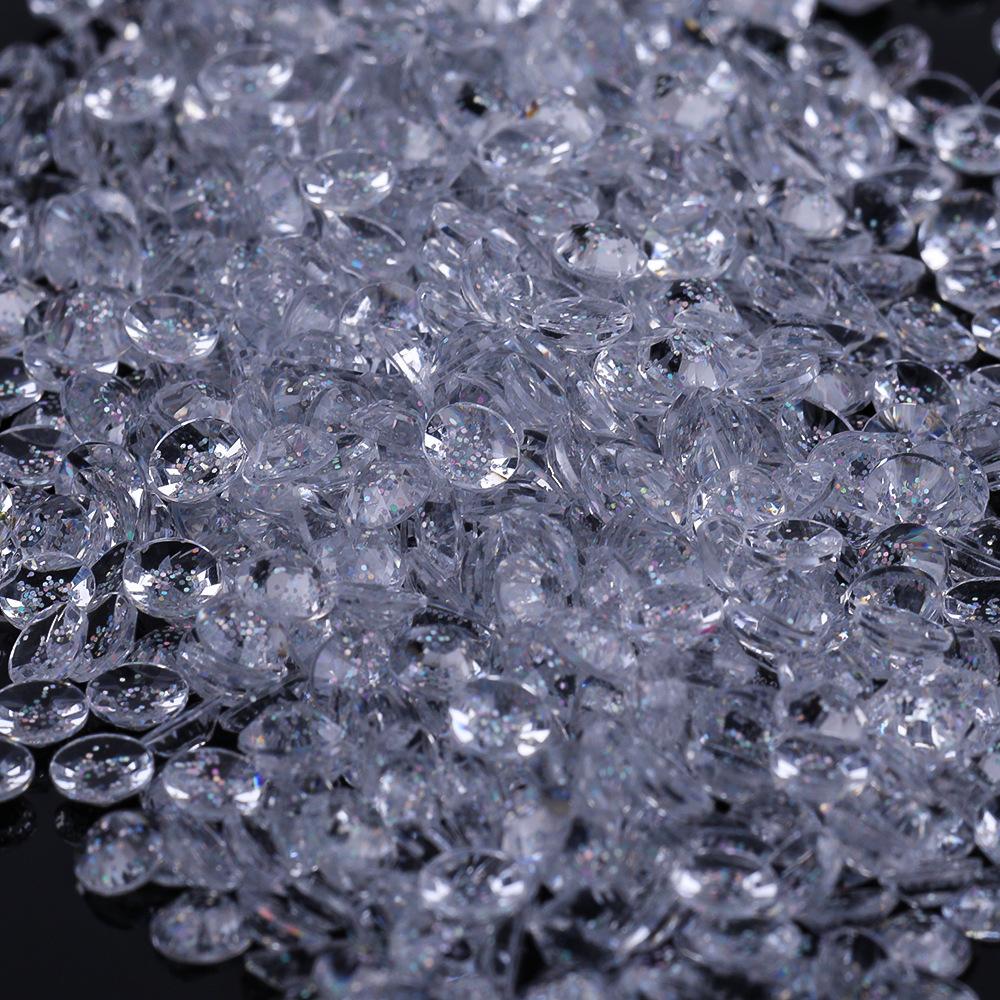 

Мягкие стразы Новая большая упаковка Прозрачный цвет звездного неба Галактическое небо Смола Нетерморемонт Плоская задняя сторона Нейл-арт 6mm-5000 pcs