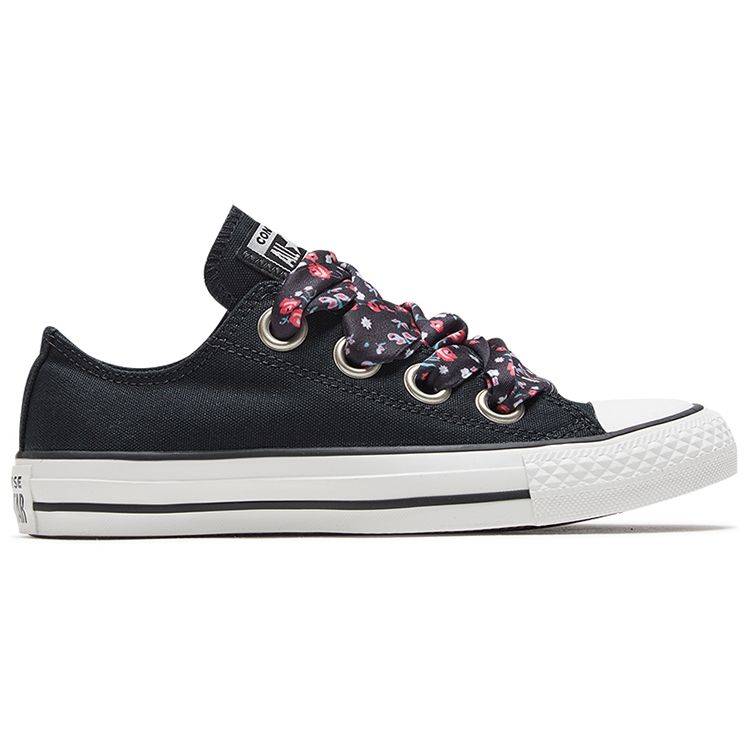 Converse Chuck Taylor All Star Big Eyelet Comfortable Low Top Canvas Shoes Women sneaker Black 560978C