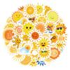 60 New Sunshine Sunshine Graffiti Stickers Computer Notebook Water Cup Decorative Waterproof Stickers