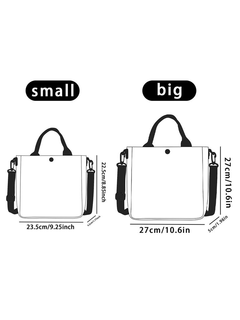 Van Gogh Almond Blossom Oil Painting Canvas Tote Bag Detachable Strap Crossbody Handbag For Women Daily Shopping