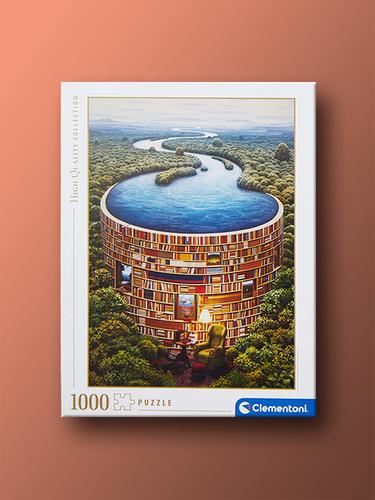 BiblioDam 1000 Piece Clementoni Jigsaw Puzzle