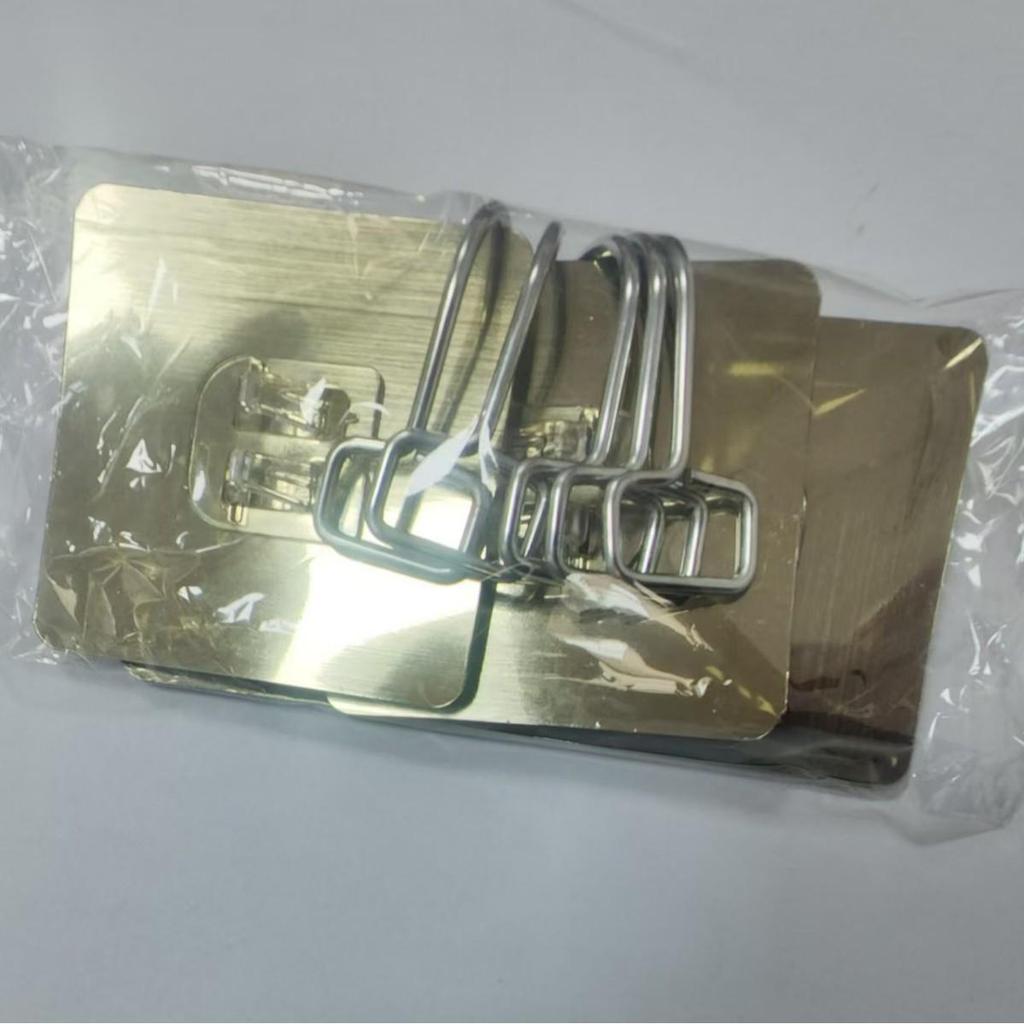 Transparent No-Drill Strong Adhesive Wall Hook for Bathroom & Kitchen