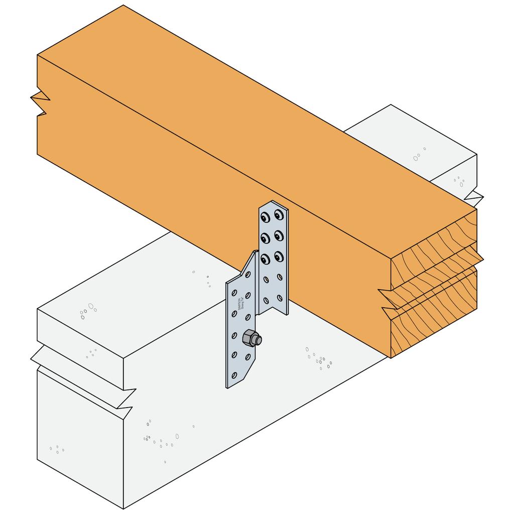 Rafter-Purlin Connector Spf290L 290Mm Left