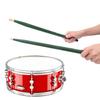 2Pcs Colorful Maple Wood Drum Stick Music Band Instrument Accessories(Green)