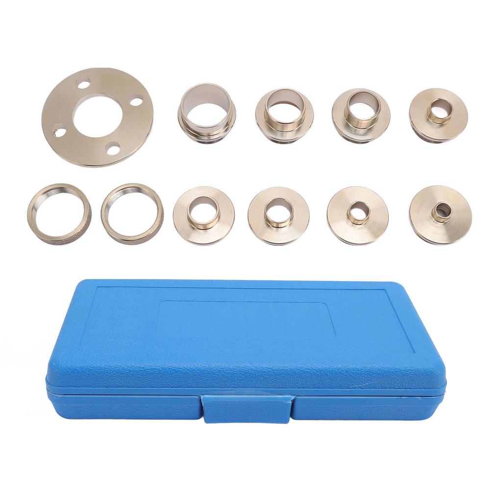 11Pcs Router Template Guide Set Kit Brass Bushing with Carrying Case for Woodworking Repair