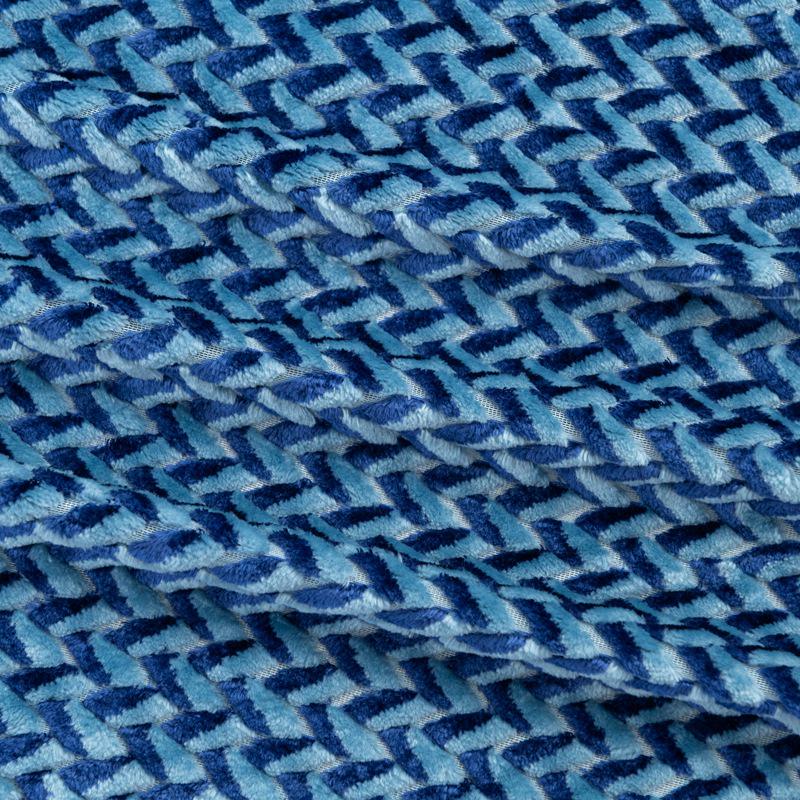 Jacquard Cationic Flannel Double-Layer Air Conditioning Nap Blanket
