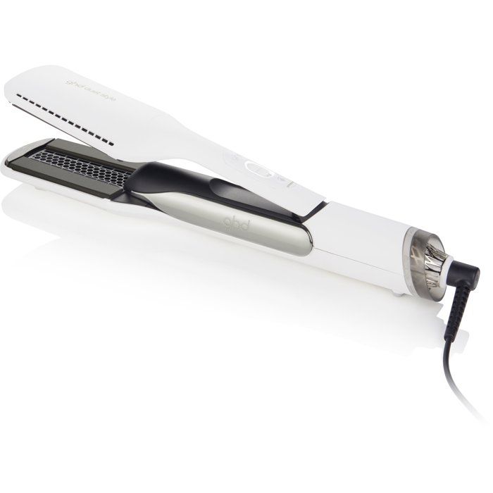 Lisseur séchant - GHD - Duet Style - Blanc - 2-en-1 - Air-Fusion - Mode Shine Shot