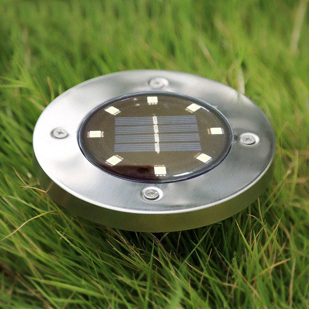 

16-LED & 12-LED Stainless Steel Solar In-Ground Lights Solar Lawn Light
