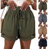 Women's Casual Lightweight Pocketed Elastic Waist Shorts