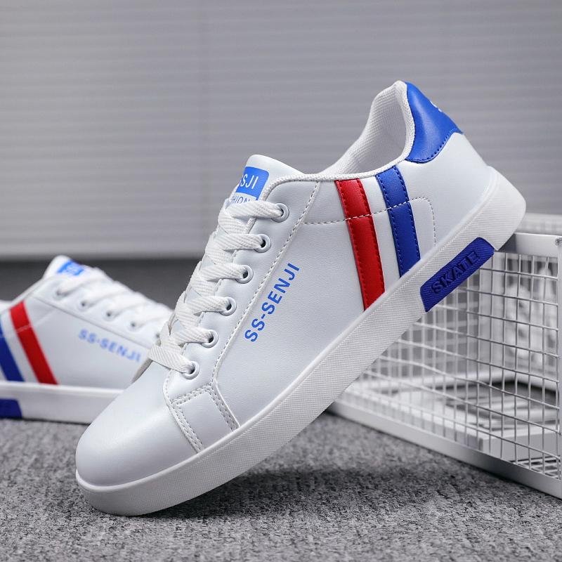 Fashion New Men's Luxury Sneakers Platform Summer Leather Breathable Casual Shoes Lace High Quality Fashion Board Shoes Hot Selling