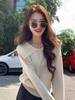 Autumn/Winter Women's Korean Loose Doll Collar Knit Sweater