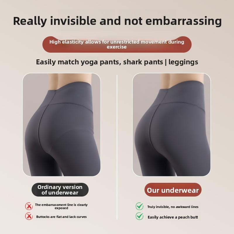 Women's Summer Mulberry Silk Antibacterial Crotch Not Clip Hip Sports Without A Mark in The Waist Triangle Briefs