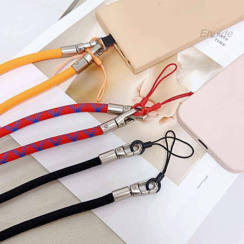 Length 160cm Phone Lanyard Adjustable Detachable Neck Cord Crossbody Strap Carabiner Pendant Card Key for iPhone 17 Pro Max 16