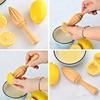 Creative Wooden Fruit Juicer Orange Lemon Squeezer Mini Hand Press Manual Squeezer Extractor Exprimidor Ten-corner Design Juicer