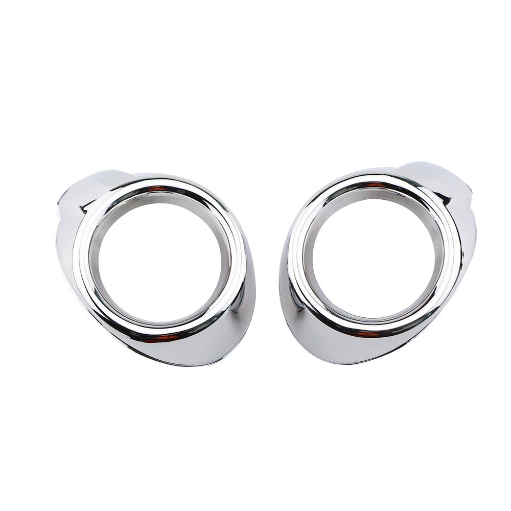 2Pcs ABS Chrome Car Front Right Left Fog Lights Lamp Frame Cover Trim for Ford Focus 3 MK3 2012 2013 2014 Accessories