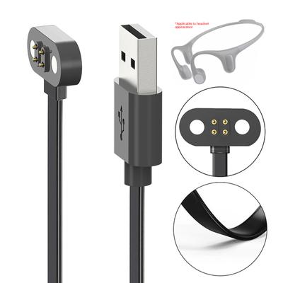 Cavo di ricarica magnetico leggero e portatile per cuffie Mojawa RunPlus, filo di ricarica sicuro ed efficiente da 38 cm