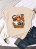 Kawaii Delicious Food Sushi Babys Style Print Women T Shirt Summer Fashion Tops Fashion Tee Shirts Loose Soft Female T Shirts