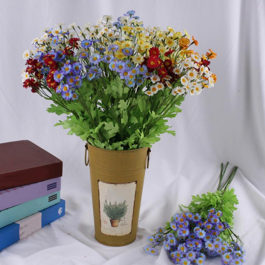 

Пластмассовые искусственные цветы ярко окрашенные, 54 см, 6 ветвей