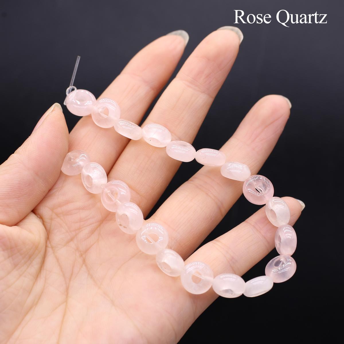 

20 шт./нитка энергетические бусины из натурального камня с большими отверстиями, бусины из хрусталя рейки, бусины из желтого нефрита для изготовления ювелирных изделий своими руками 20 см 20Pcs/String-20cm