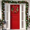 MCEAST 2 Pack Red Christmas Bows 12 X 18 Inches Xmas Wreaths Garland Bows with Pinecones for Christmas Tree Ornaments Sets Indoor Outdor Decoration