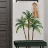 Coconut Tree Self-adhesive Wall Sticker - Soft Furnishing for The Living Room - Tropical and Refreshing Decorative Sticker