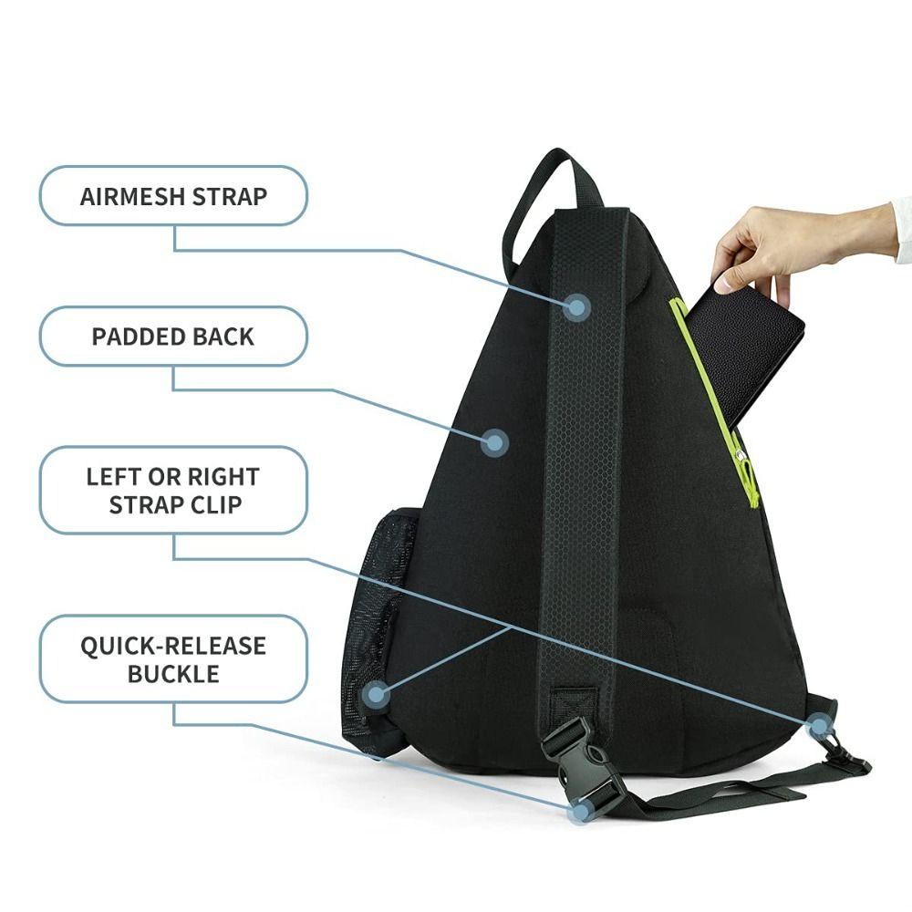 Large Capacity Pickleball Backpack Adjustable Strap Pickleball Equipment Bag  For Men and Women