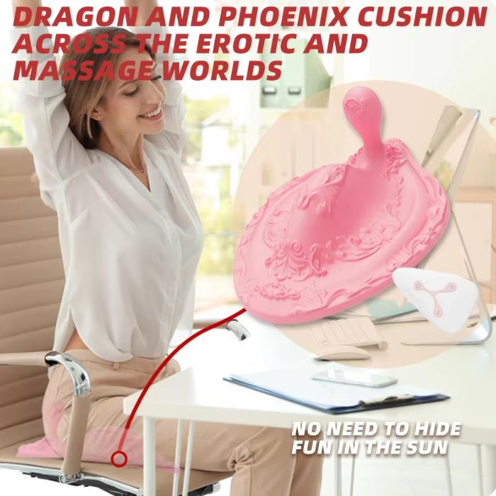 Adult Sex Toys Dragon and Phoenix Cushion Vibration Massager Anal Tamponade and Massage of the Perineum