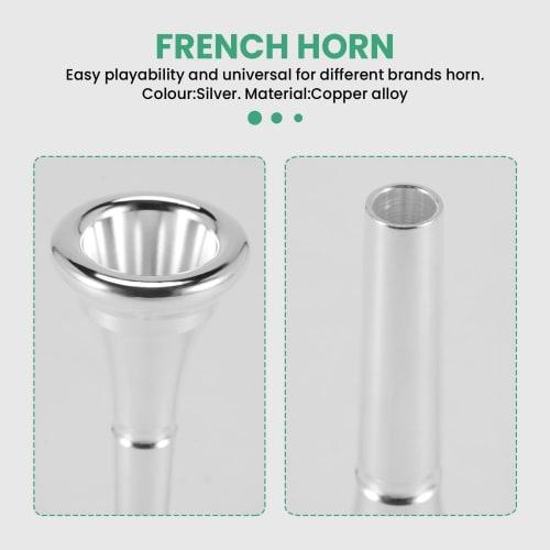 Xsdjasd French Horn Mouthpiece Kit Includes 1 French Horn Mouthpiece for Adults, Kids, and Beginners - B
