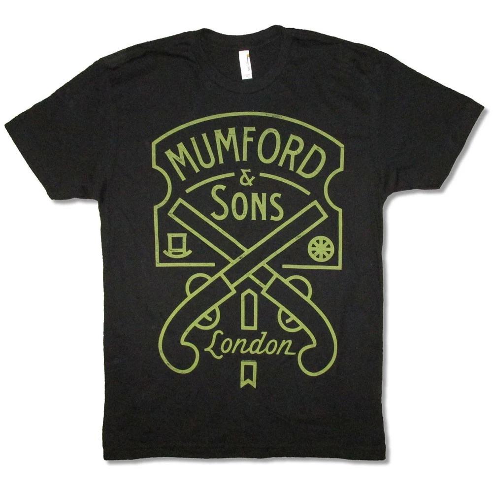 Men s Mumford & Sons Pistols T-shirt Small Black XXL