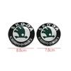 blcr1 Car Sticker 2025 New Car Rear Front Emblem Trunk Badge Sticker for Skoda Kodiaq Karoq 2 A7 Tour VRS Superb Octavia Yeti Fabia 1