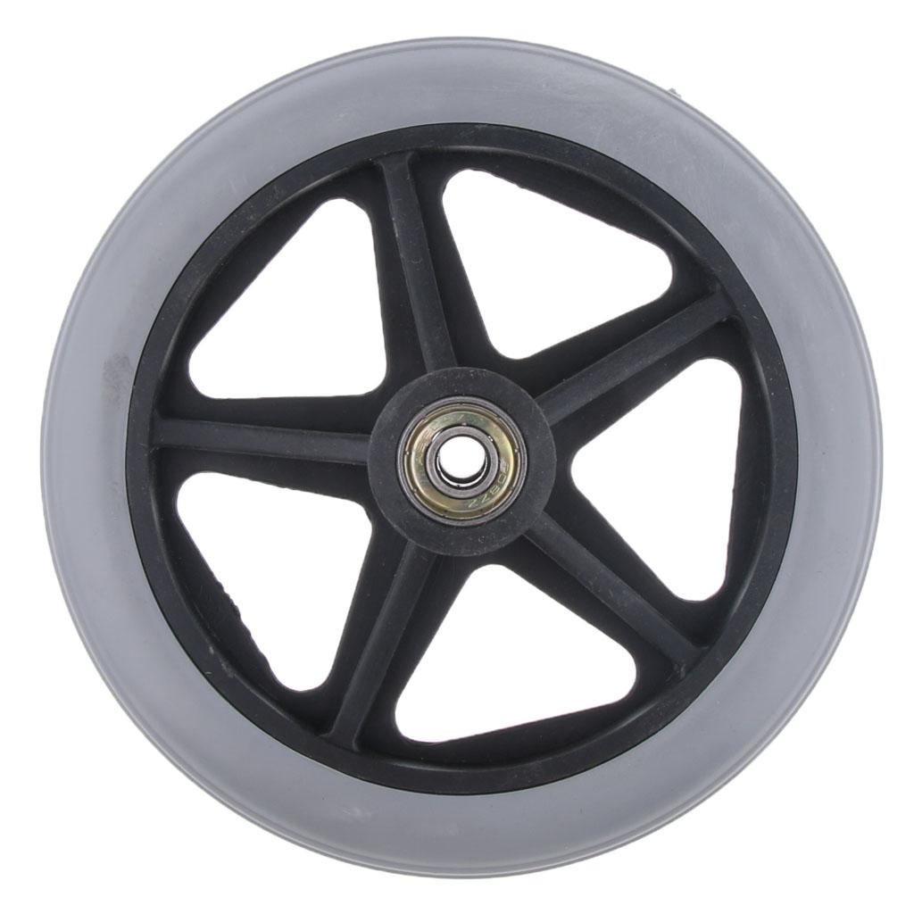 3x Polyurethane Replacement Wheels for 6 Inch Manual Carts / Wear Resistant