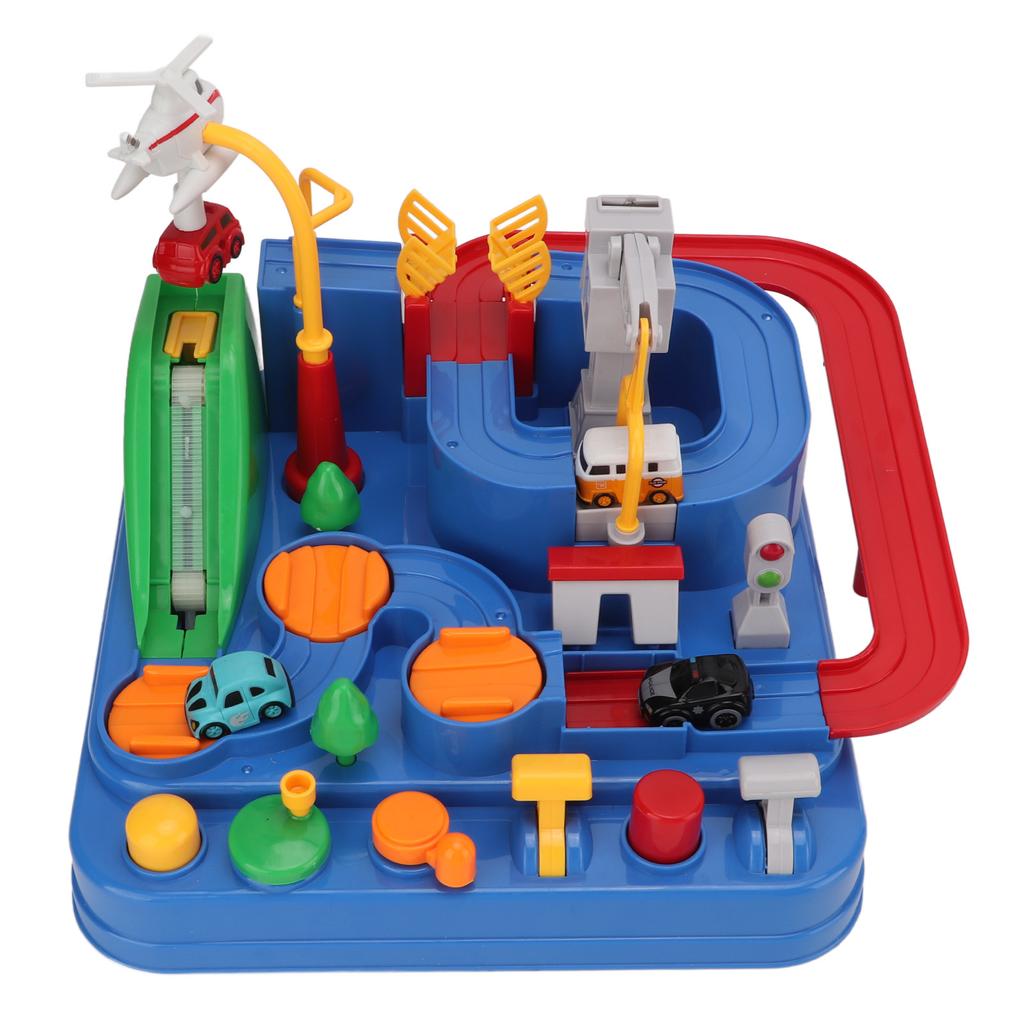 Railcar Toy Educational Parent Child Interactive Track Car Adventure Toys for Kid Gift