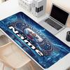 Custom Name Personalized Manchester City Pattern Mousepad, Laptop PC Desk Mat, Decorative Desk Mat for Home Keyboard Pad Gift