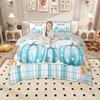 Homewish Autumn Pumpkin Duvet Cover Set Hello Fall Bedding Set Harvest Thanksgiving Day Bed Set