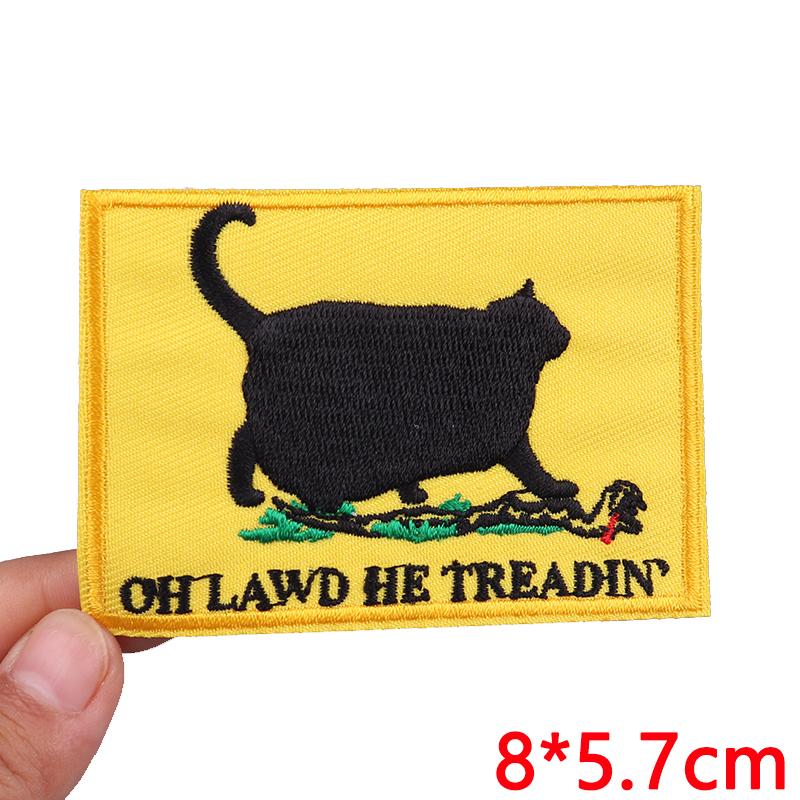 Cute Ghost/Cat Embroidered Patch Cartoon Animal Patch Iron On Patches For Clothing Thermoadhesive Patches For Clothes Jacket DIY