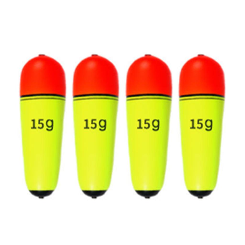 4Pcs Foam Fishing Float Floating Buoyancy Fishing Bobber Slip Float Bobber for Fishing Freshwater Saltwater Enduring