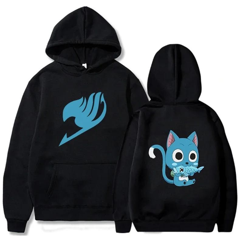 Fairy Tail Anime Hoodie Autumn Fleece Clothes Plus Size Sweatshirt Long Sleeve High Quality Streetwear Harajuku