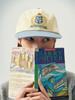 Olinkeompeulliteu Alcp High School Cap (Light Blue & Butter)