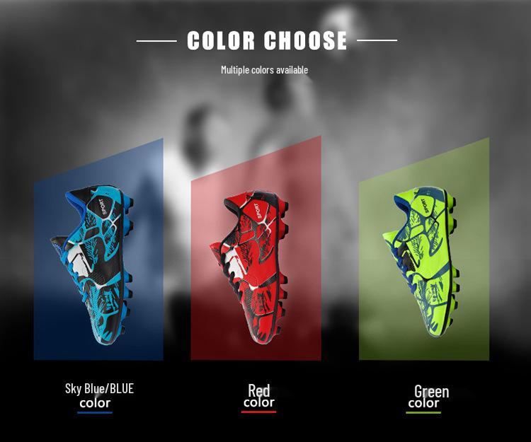 New Unisex Outdoor Soccer Shoes for Kids and Teens - Long Stud, Trendy Design for Students