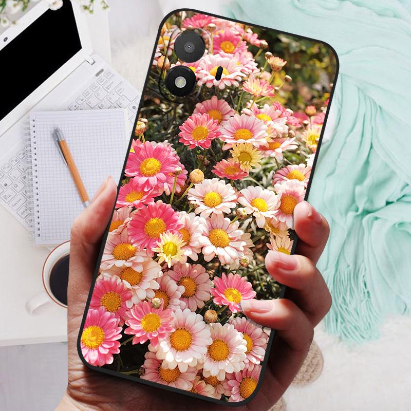 Per Custodia TCL K70 SE NUOVA TPU Silicone Antiurto Copri Telefono Gatto Per TCL K70 SE 4G K70SE Funda Semplicità Stampa ad Olio Morbida Coque