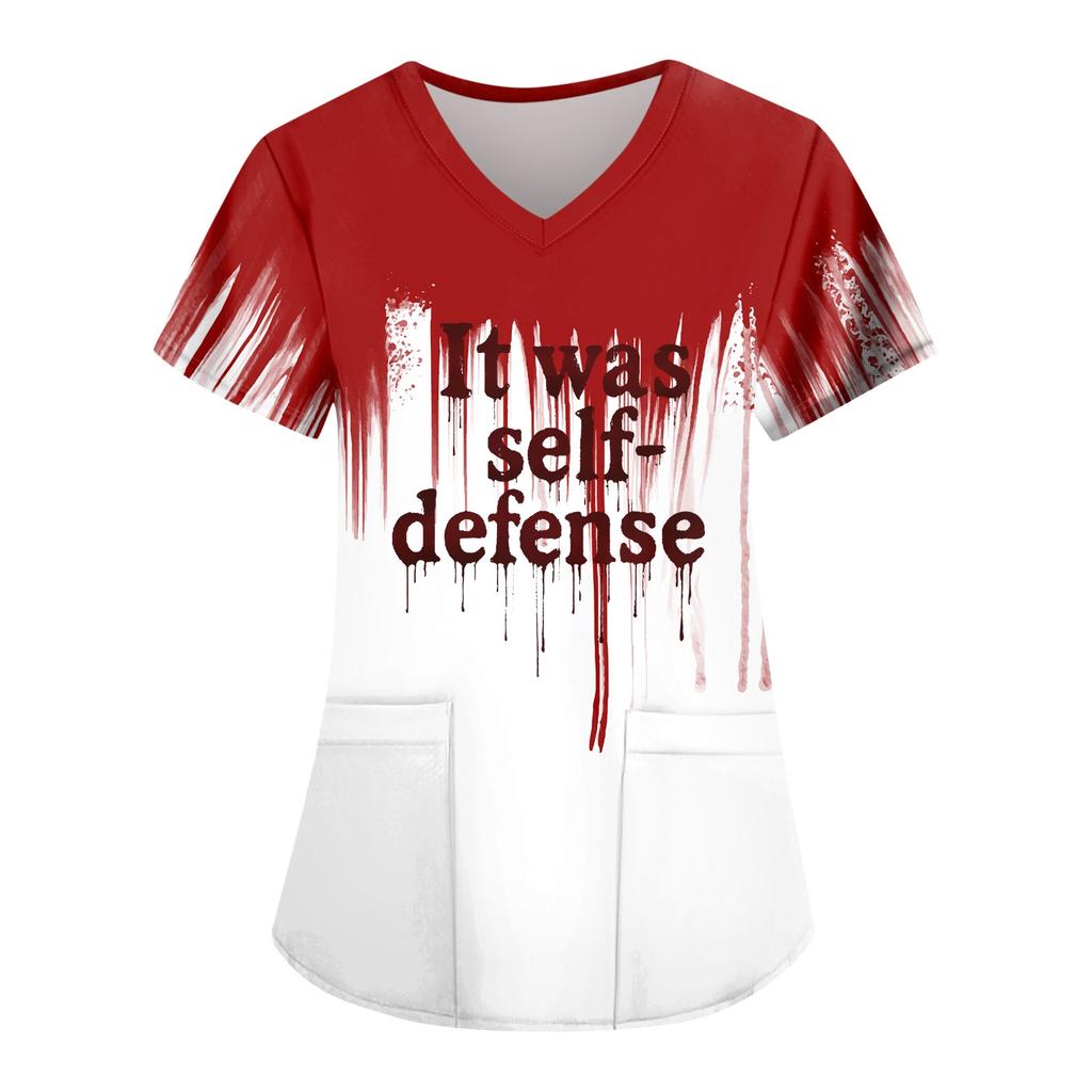 Dámské topy s krátkým rukávem volné topy velké velikosti ležérní topy s výstřihem do V krátký rukáv ležérní letní trička Dámské topy trička Pracovní oblečení