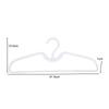 10PCS Versatile Coat Hanger Short Neck Hangers Anti-slip Clothes Hanger White Lightweight Short Neck Home Supplies Accessory