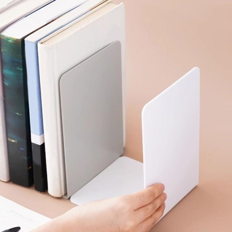 1 Piece Multifunctional Book End Book Stoppers Desk Bookshelf Practical Book Holders Shelf Decorative Bookends Book Support Rack