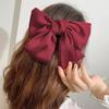 Big Hair Bow Ties Hair Clips Satin Two Layer Butterfly Bow For Women Bowknot Hairpins Trendy Girls Hair Accessories Barrettes
