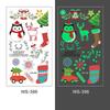 Kids' Waterproof Christmas Glow Tattoos - Festive Cartoon Stickers for Holiday Parties