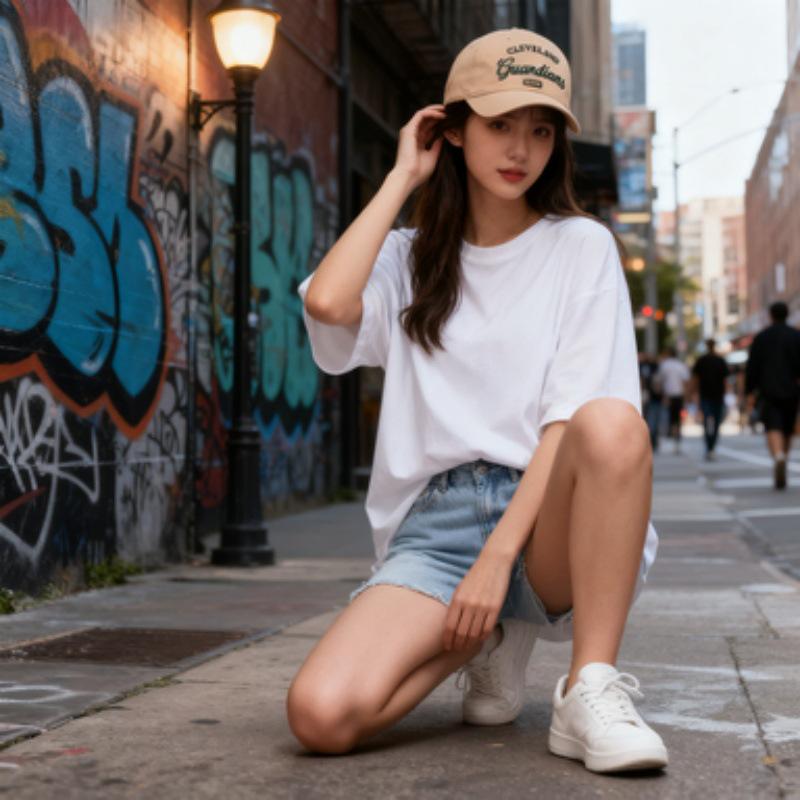 Adjustable NY College Style Baseball Cap for Adults - Unisex, Simple, Versatile Duckbill Design