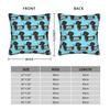 Dachshund Dog Funny Pupy Pillowcases  Cute Funny Pillow Case For Sofa Couch Bed Living Room Comfy Pillow Cover