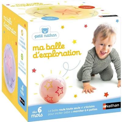 Toy - NATHAN - Exploration Ball - Motor Skills for Babies, Changes Color and Direction